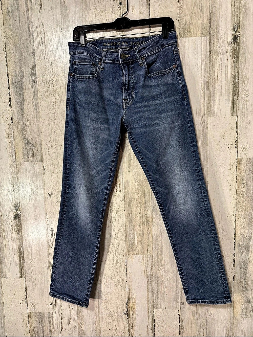 American Eagle Outfitters Slim Straight Men's Blue Jeans Waist 31 x 30
